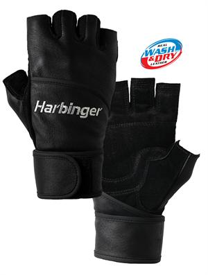 Harbinger Classic All Leather Wristwrap Gloves